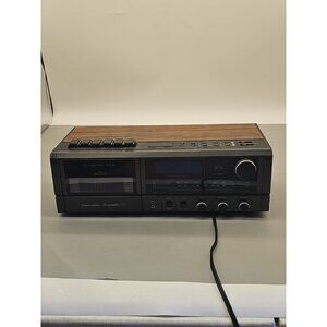 REALISTIC AM/FM Alarm Radio CASSETTE Vintage. Model: Chronosette-256. Works